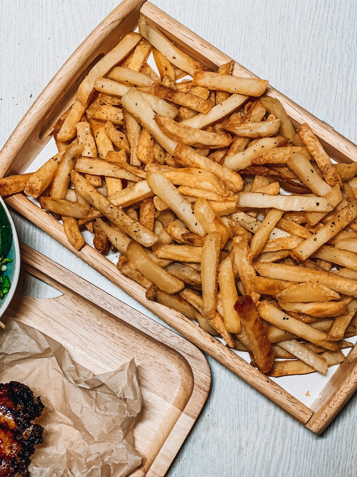 Seasoned chips at Schnitty Bar